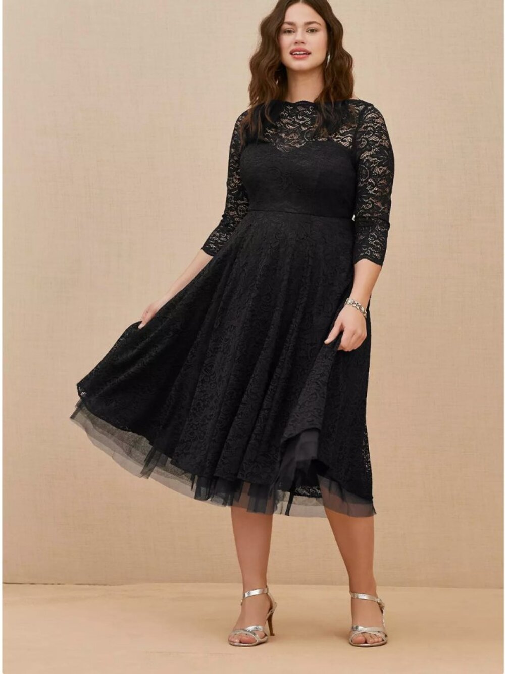 Torrid Midi Lace Dress